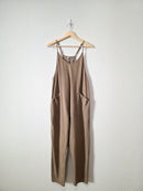 Brown Relaxed Jumpsuit (M)