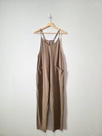 Brown Relaxed Jumpsuit (M)