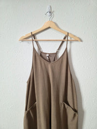Brown Relaxed Jumpsuit (M)
