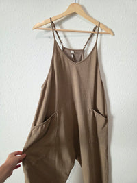 Brown Relaxed Jumpsuit (M)