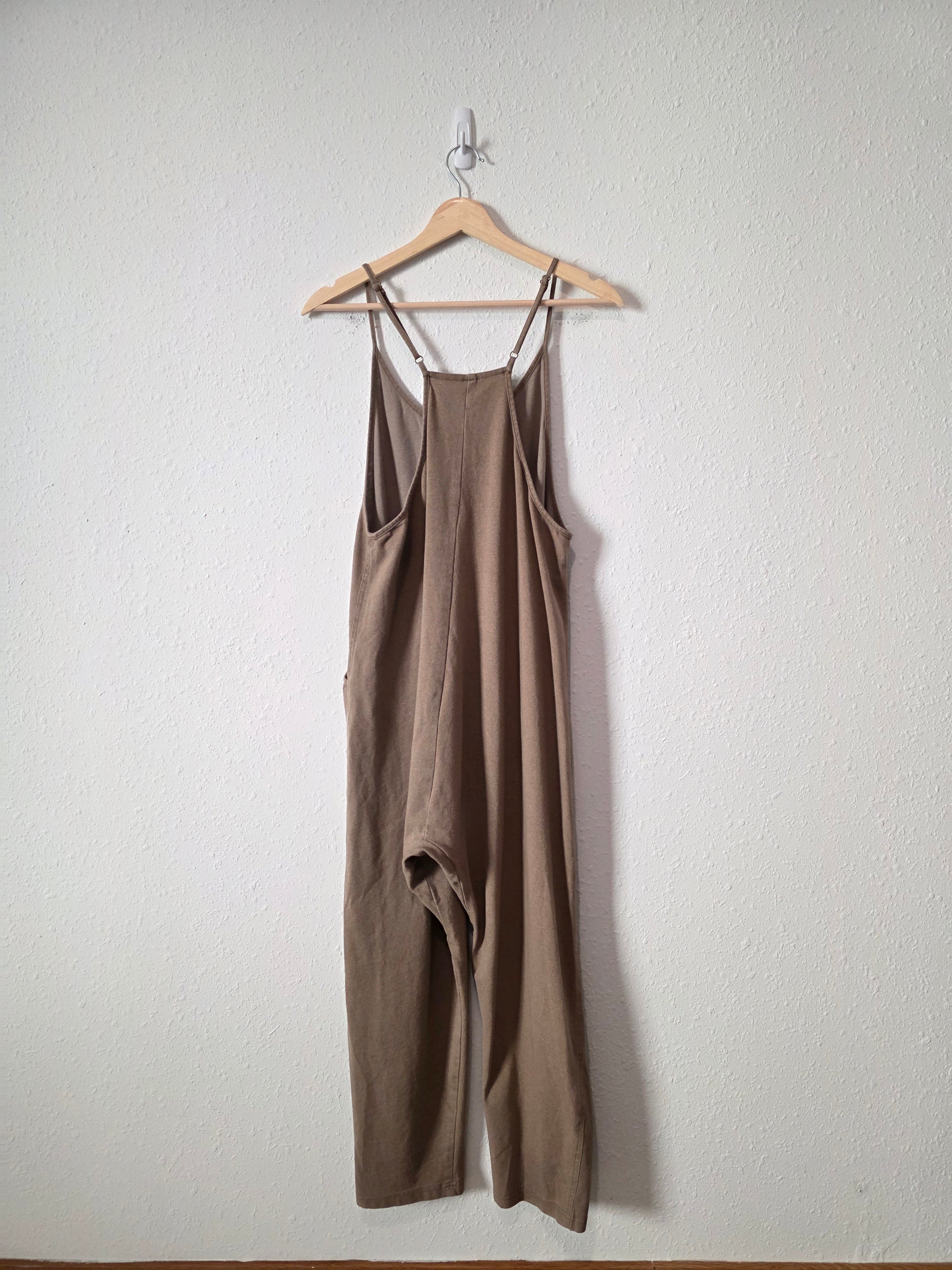 Brown Relaxed Jumpsuit (M)