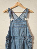 Light Wash Wide Leg Overalls (4)