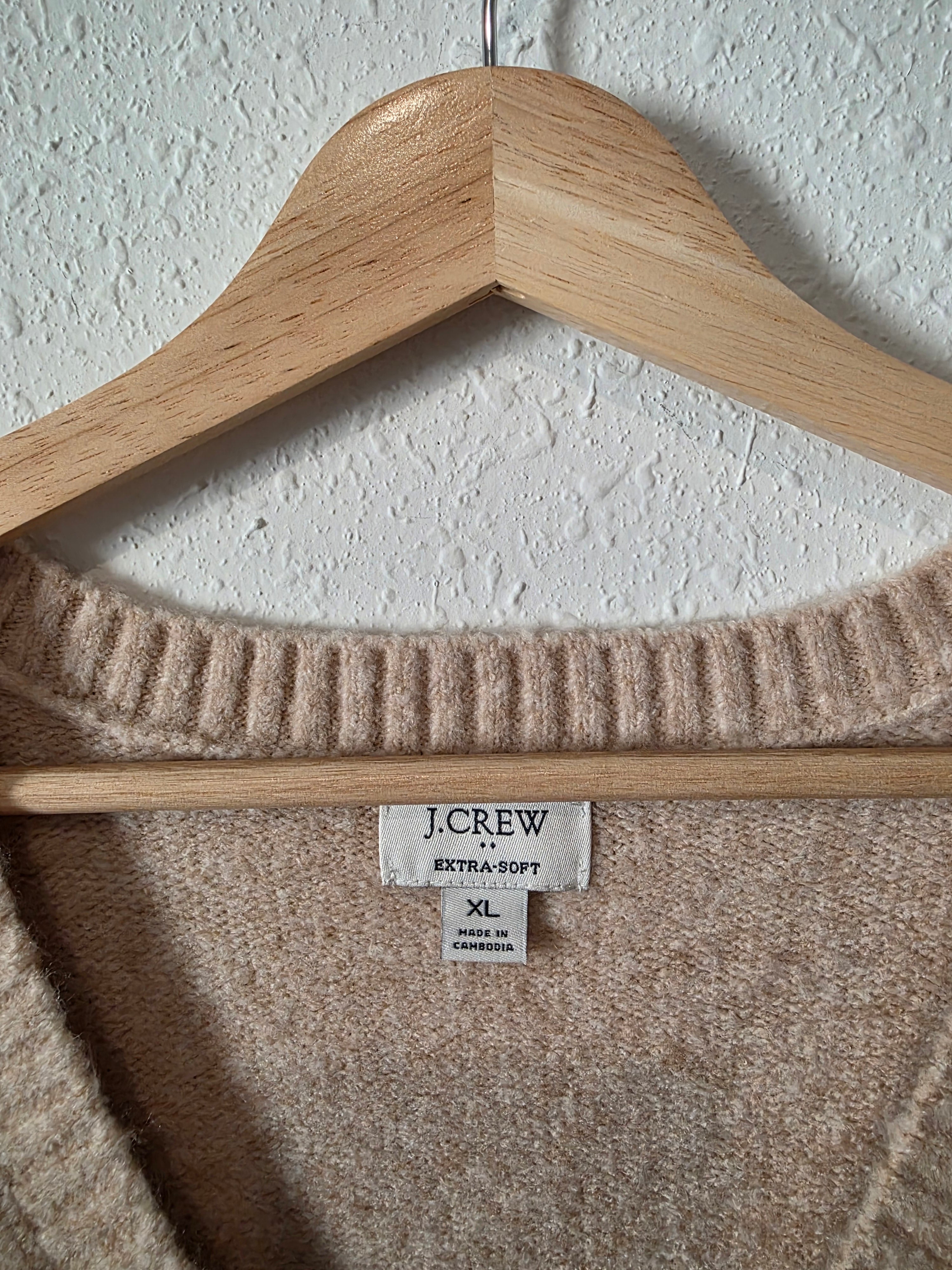 J.Crew Cozy Sweater Vest (XL)