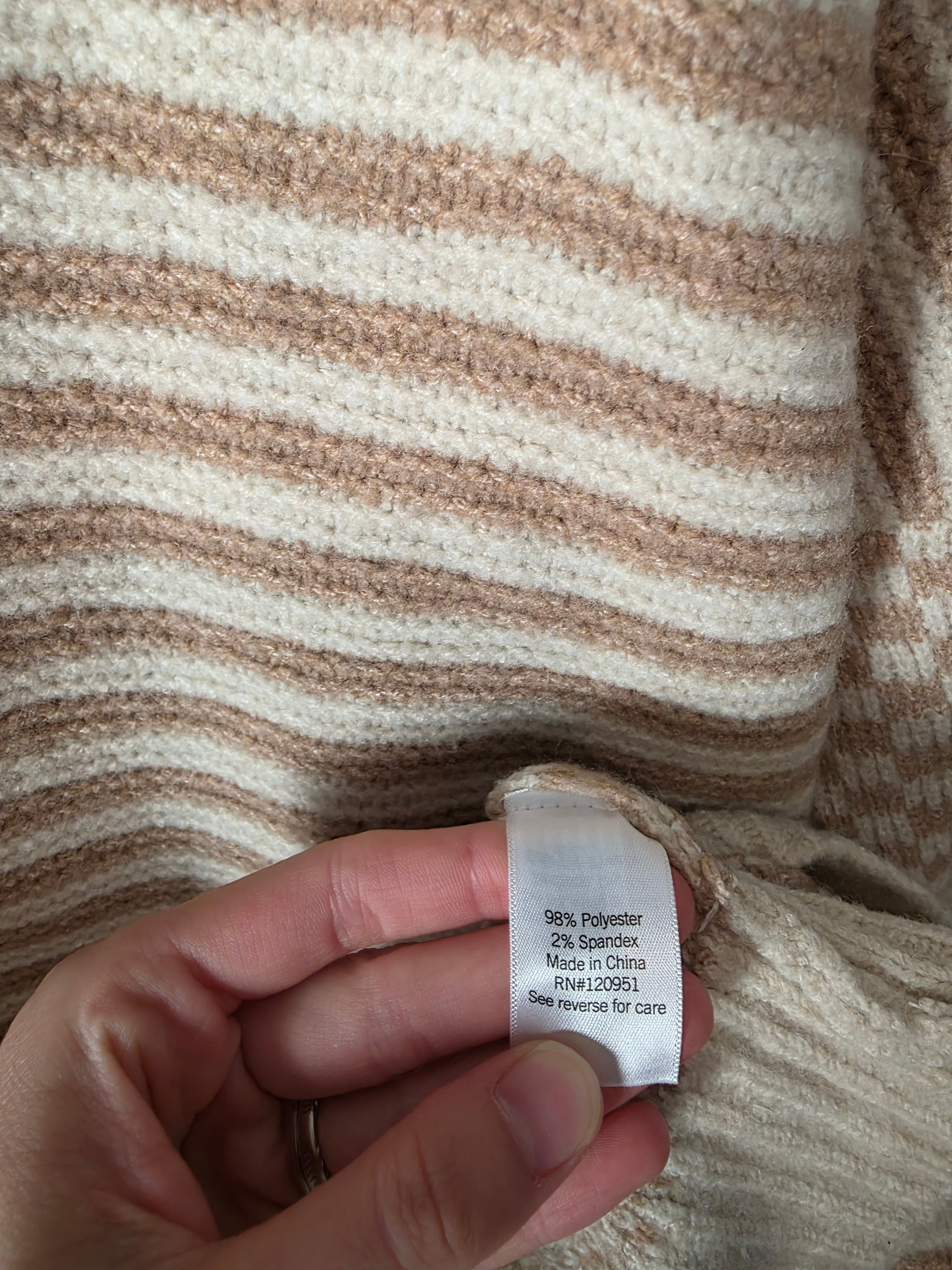 NEW Neutral Checkered Cardigan (2X)