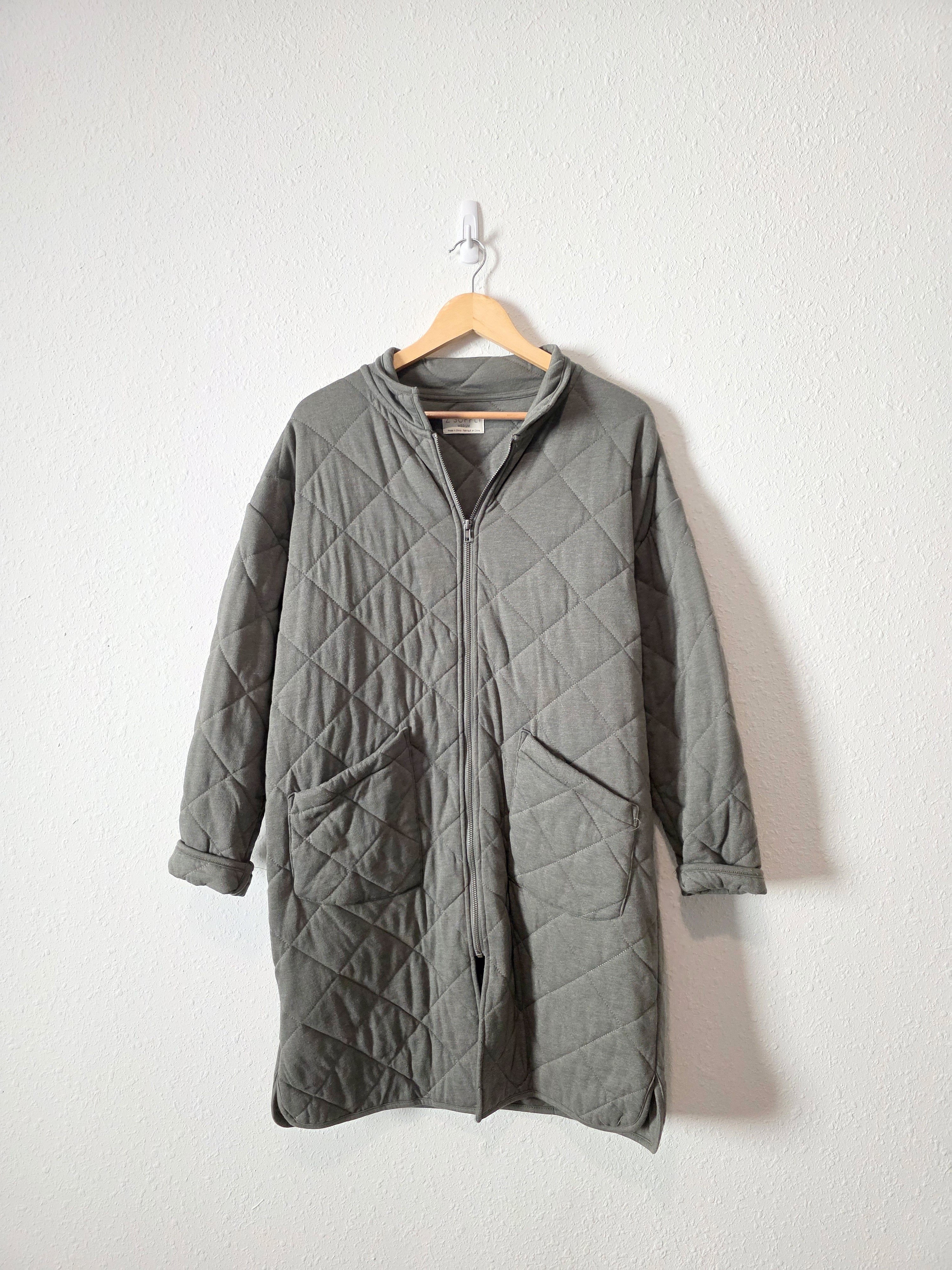 Z Supply Long Quilted Jacket (M)