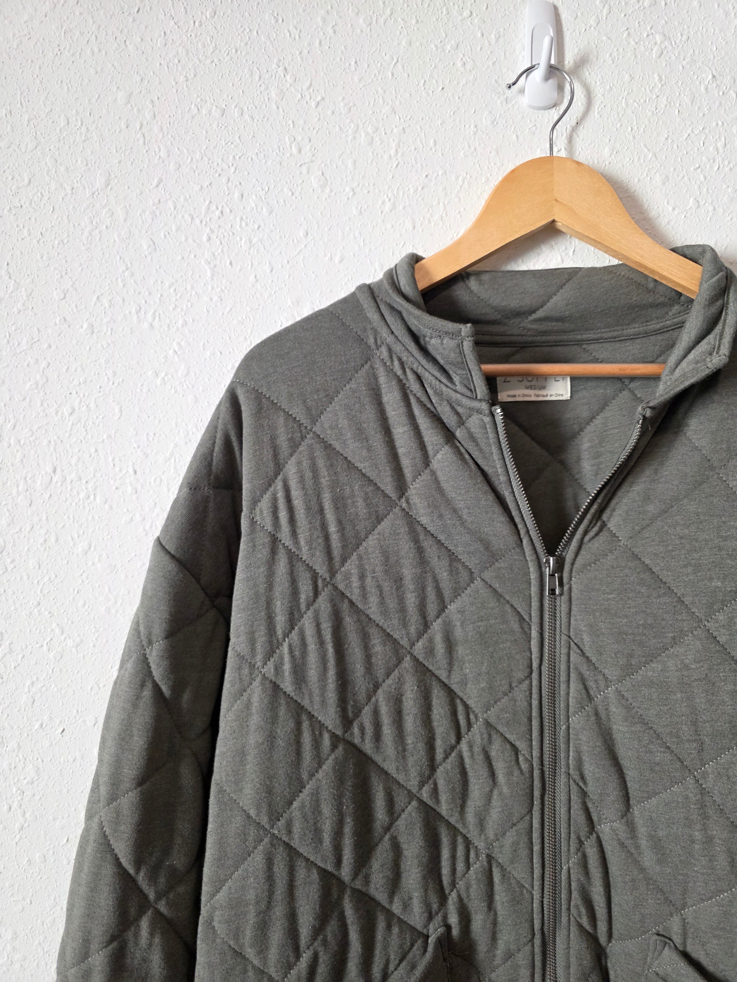 Z Supply Long Quilted Jacket (M)