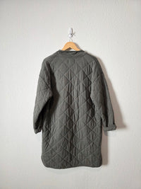 Z Supply Long Quilted Jacket (M)