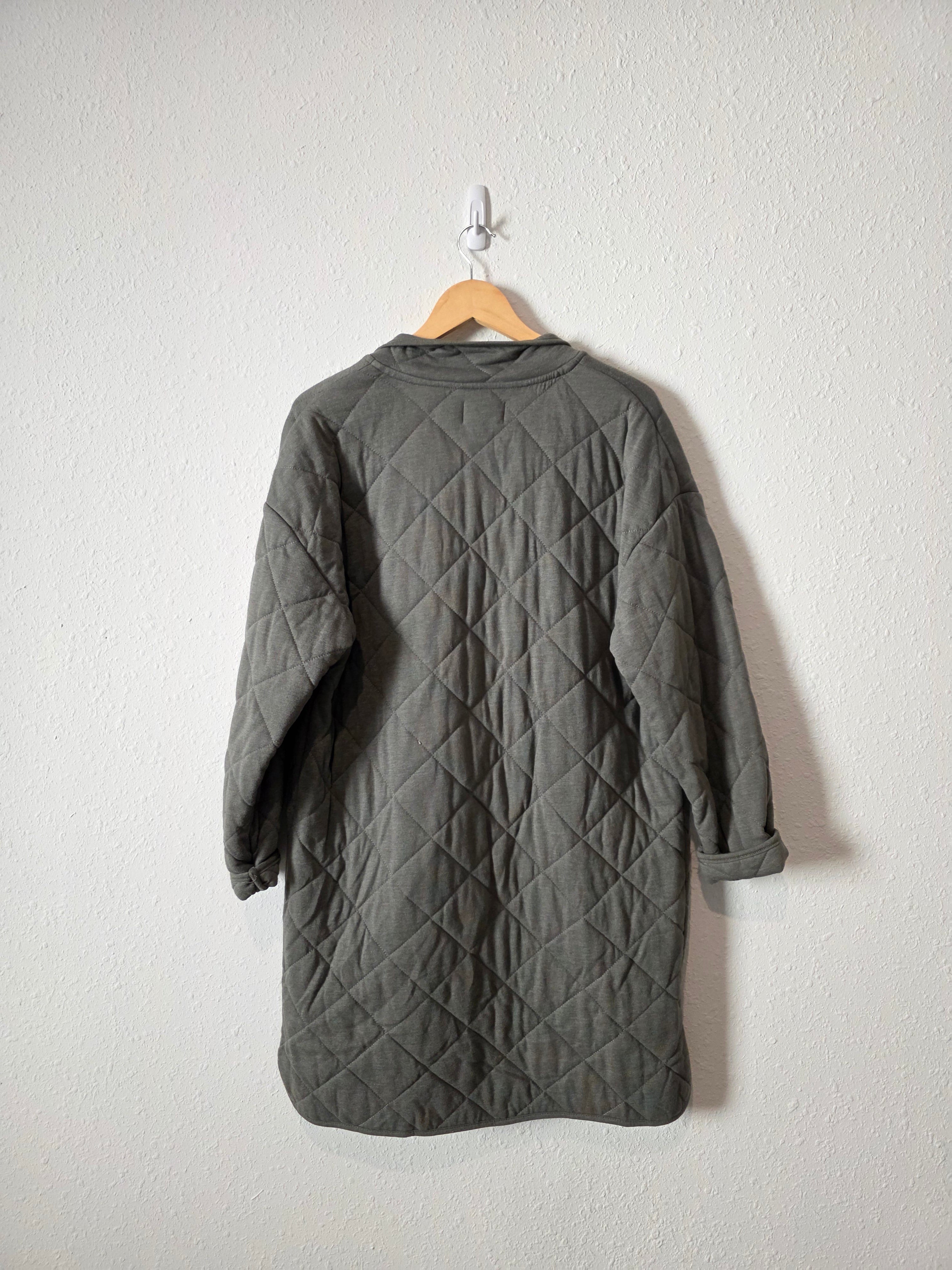 Z Supply Long Quilted Jacket (M)