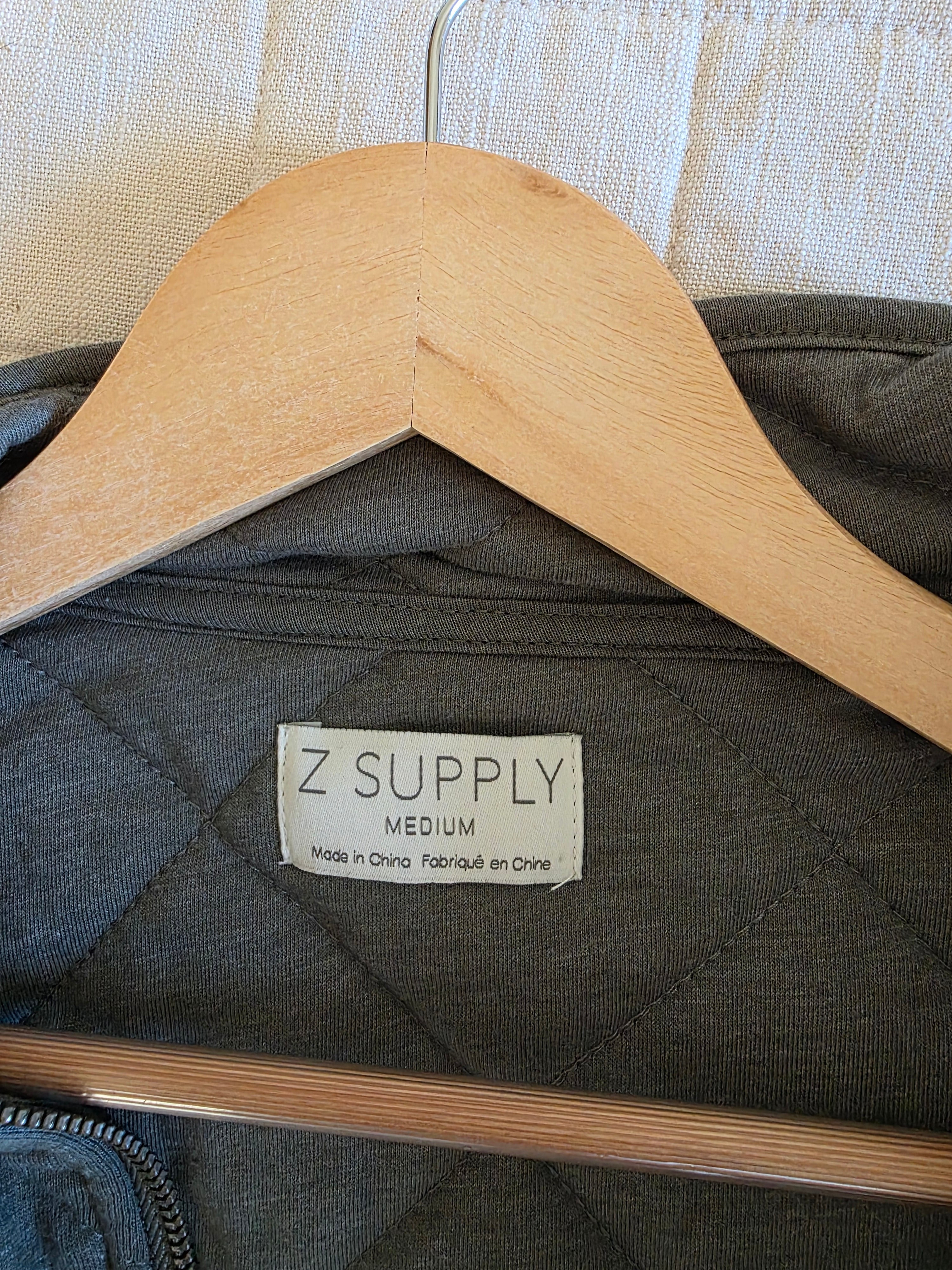 Z Supply Long Quilted Jacket (M)