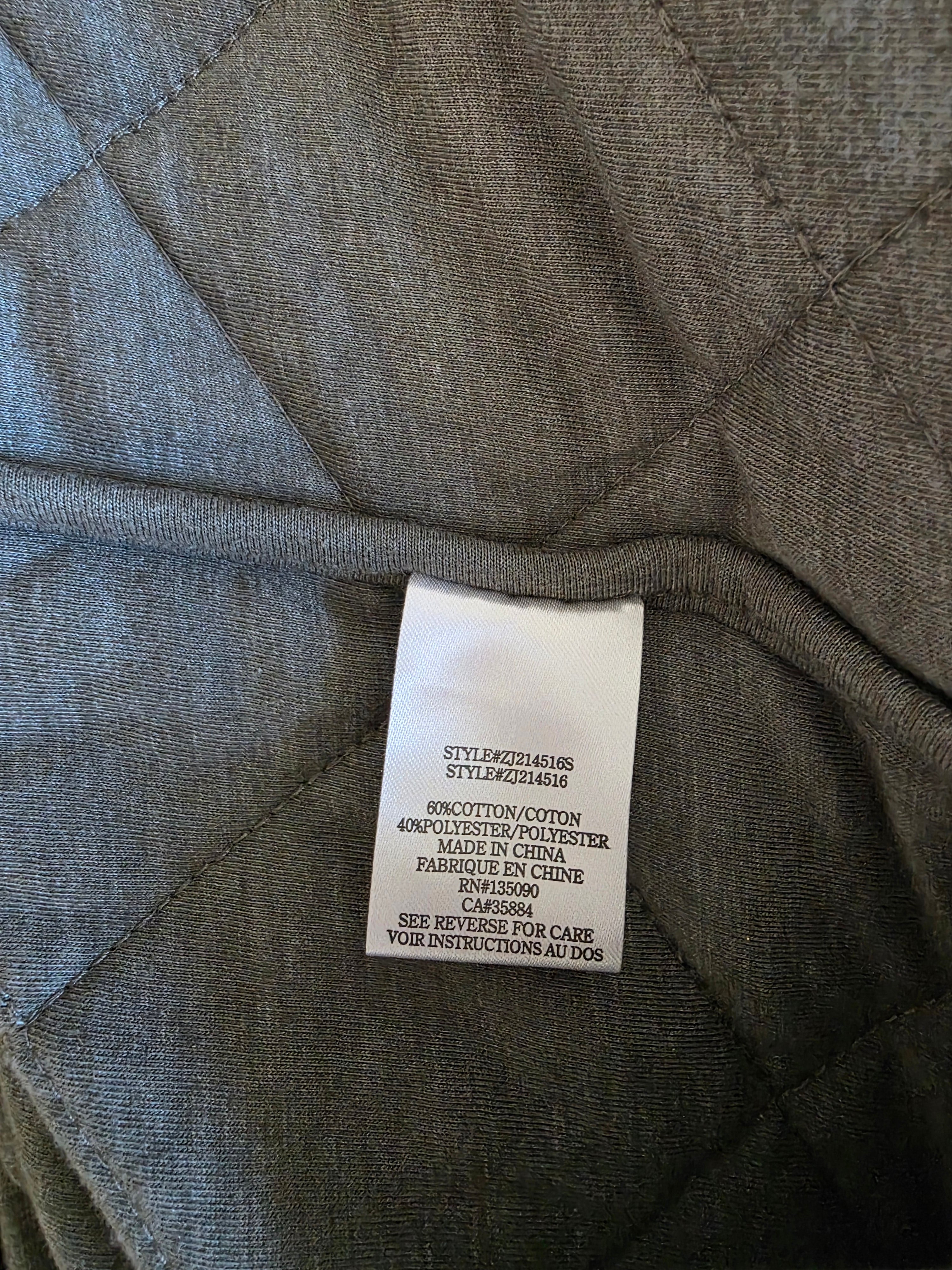 Z Supply Long Quilted Jacket (M)