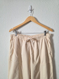 Aerie Cream Wide Leg Pants (L)