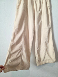 Aerie Cream Wide Leg Pants (L)