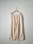 Aerie Cream Wide Leg Pants (L)