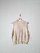 Heartloom Cable Knit Sweater Vest (L)