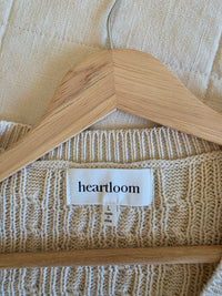 Heartloom Cable Knit Sweater Vest (L)