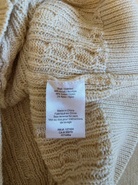 Heartloom Cable Knit Sweater Vest (L)