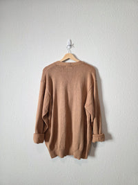 Vintage Lands End Oversized Cotton Cardigan (L)