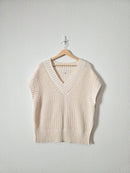 Chunky Oversized Sweater Vest (M)
