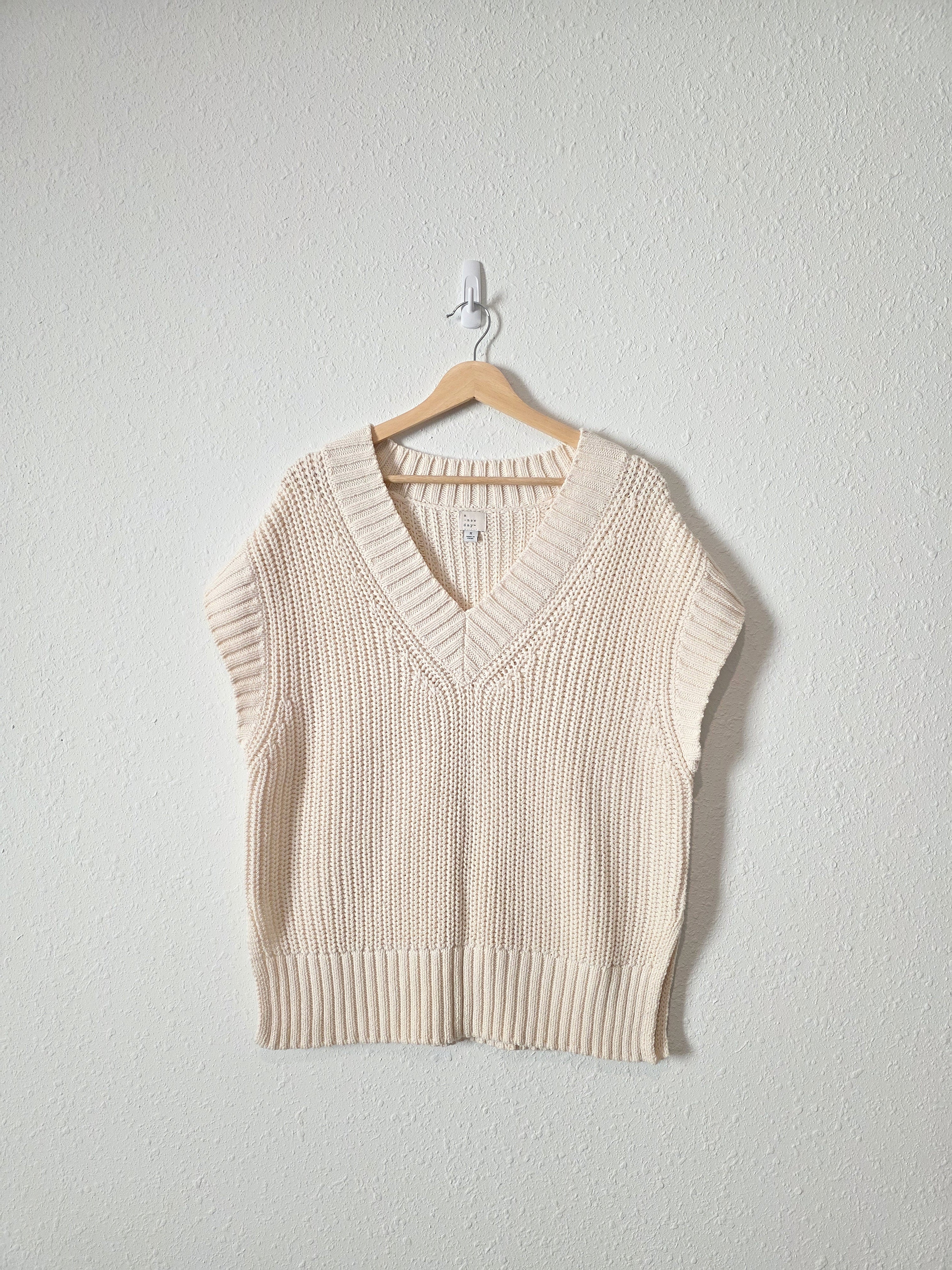 Chunky Oversized Sweater Vest (M)