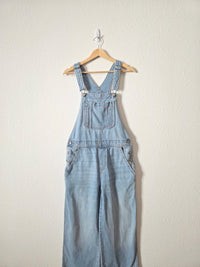 Baggy Wide Leg Denim Overalls (4)