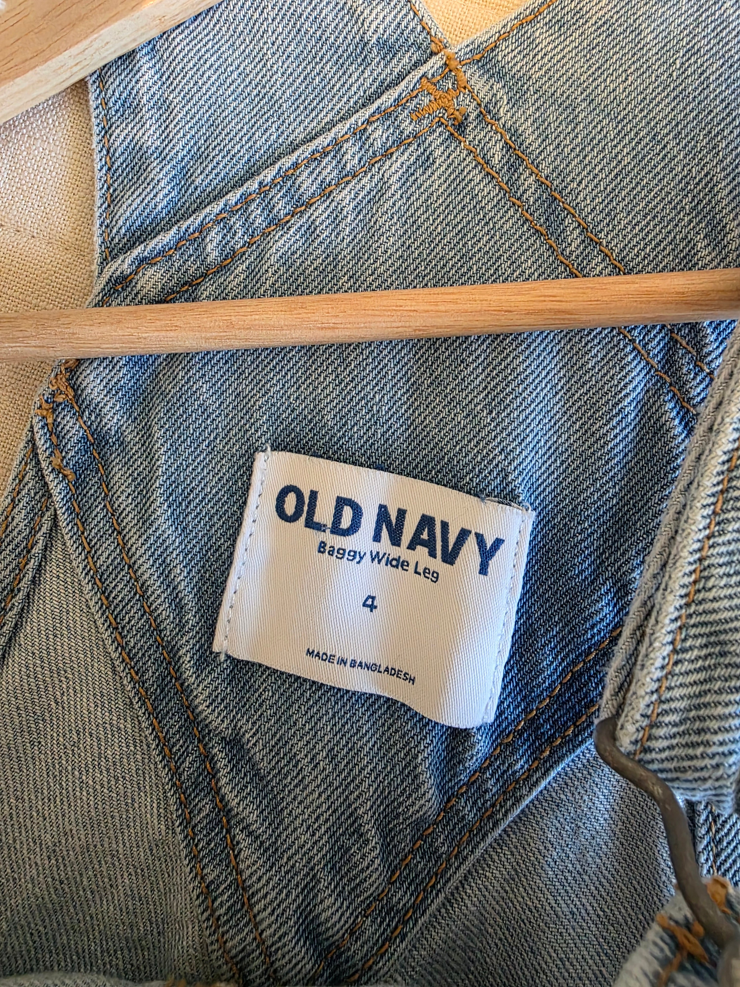 Baggy Wide Leg Denim Overalls (4)