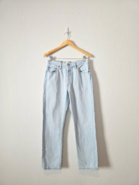 Levi's Light Wash Straight Jeans (29)