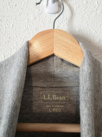 LL Bean Gray Turtleneck Top (L)