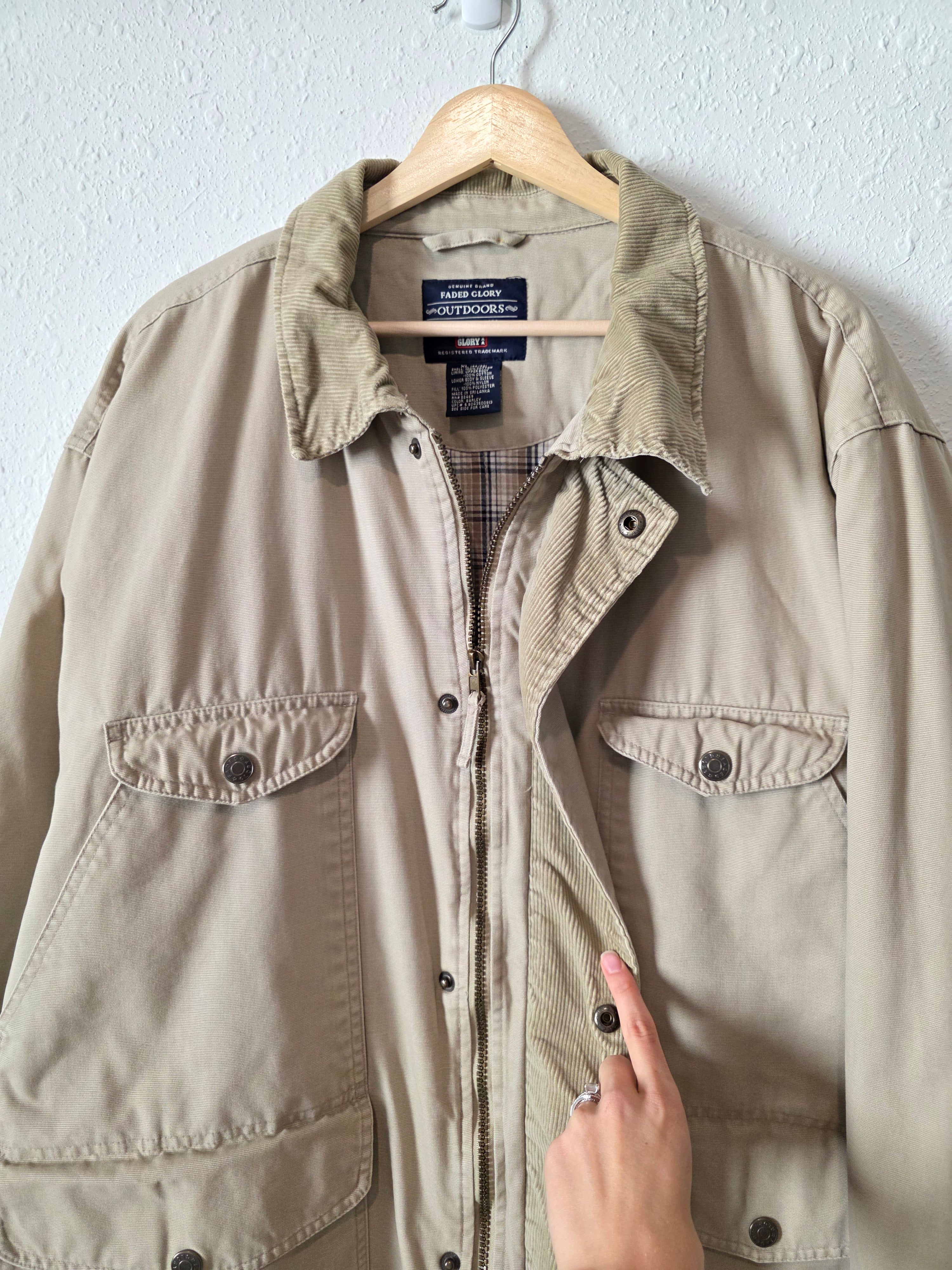 Vintage Zip Up Barn Chore Coat (XL)