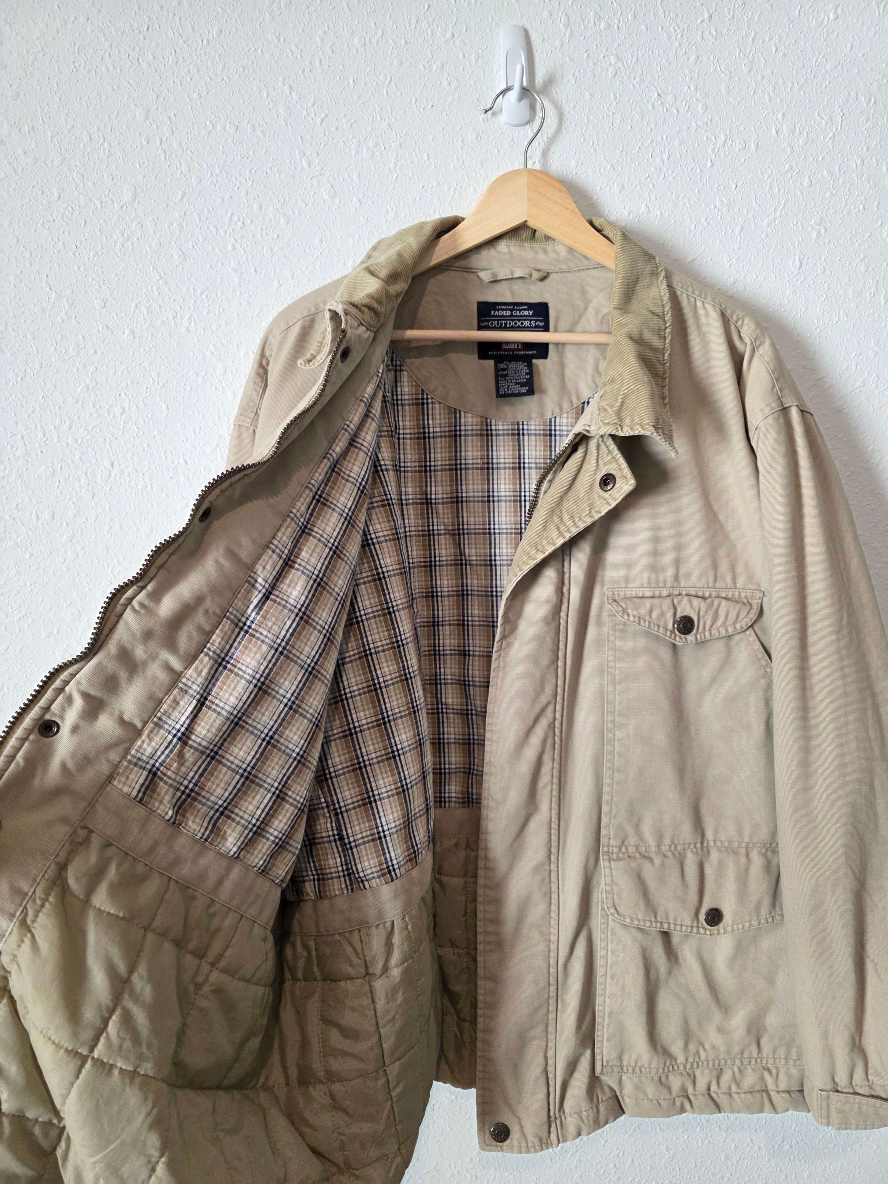 Vintage Zip Up Barn Chore Coat (XL)