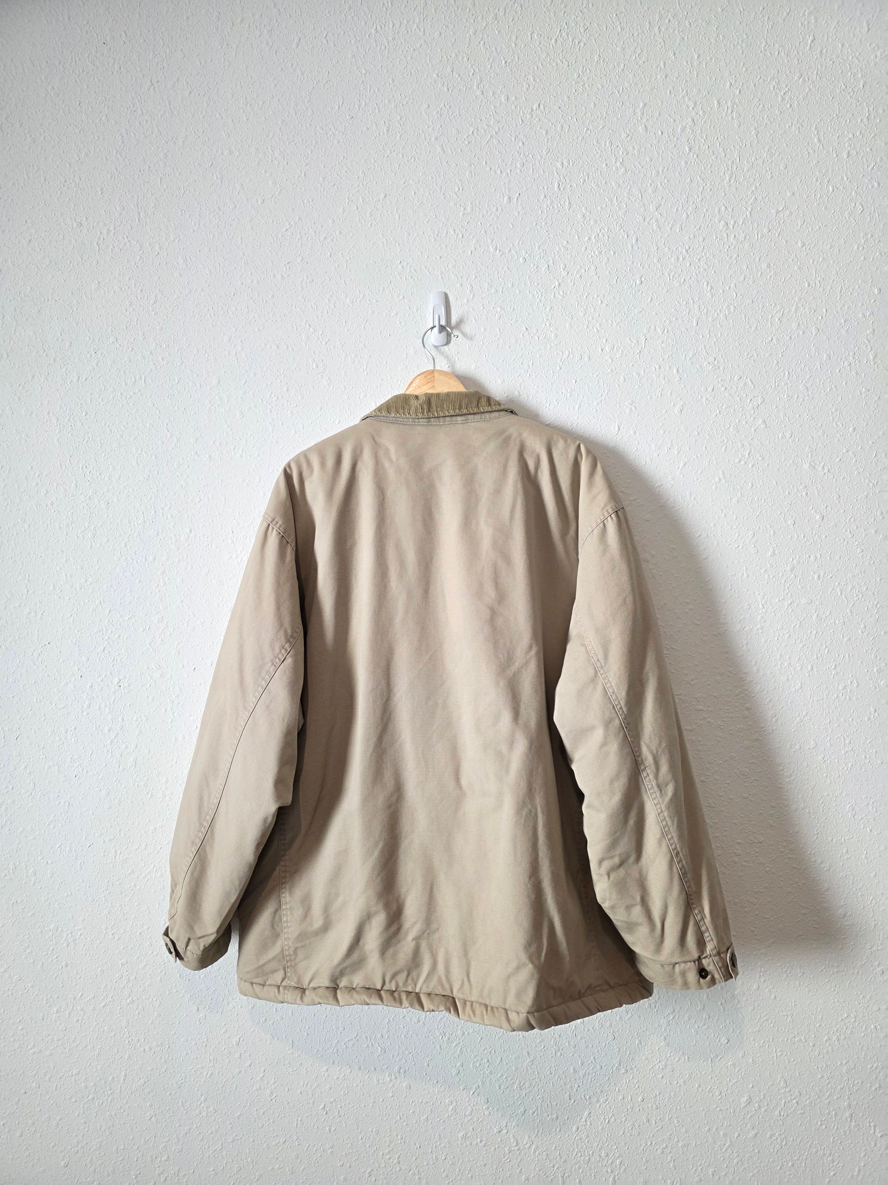 Vintage Zip Up Barn Chore Coat (XL)