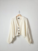Cozy Chenille Knit Cardigan (M)