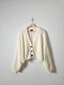 Cozy Chenille Knit Cardigan (M)