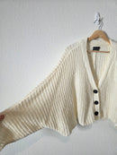 Cozy Chenille Knit Cardigan (M)