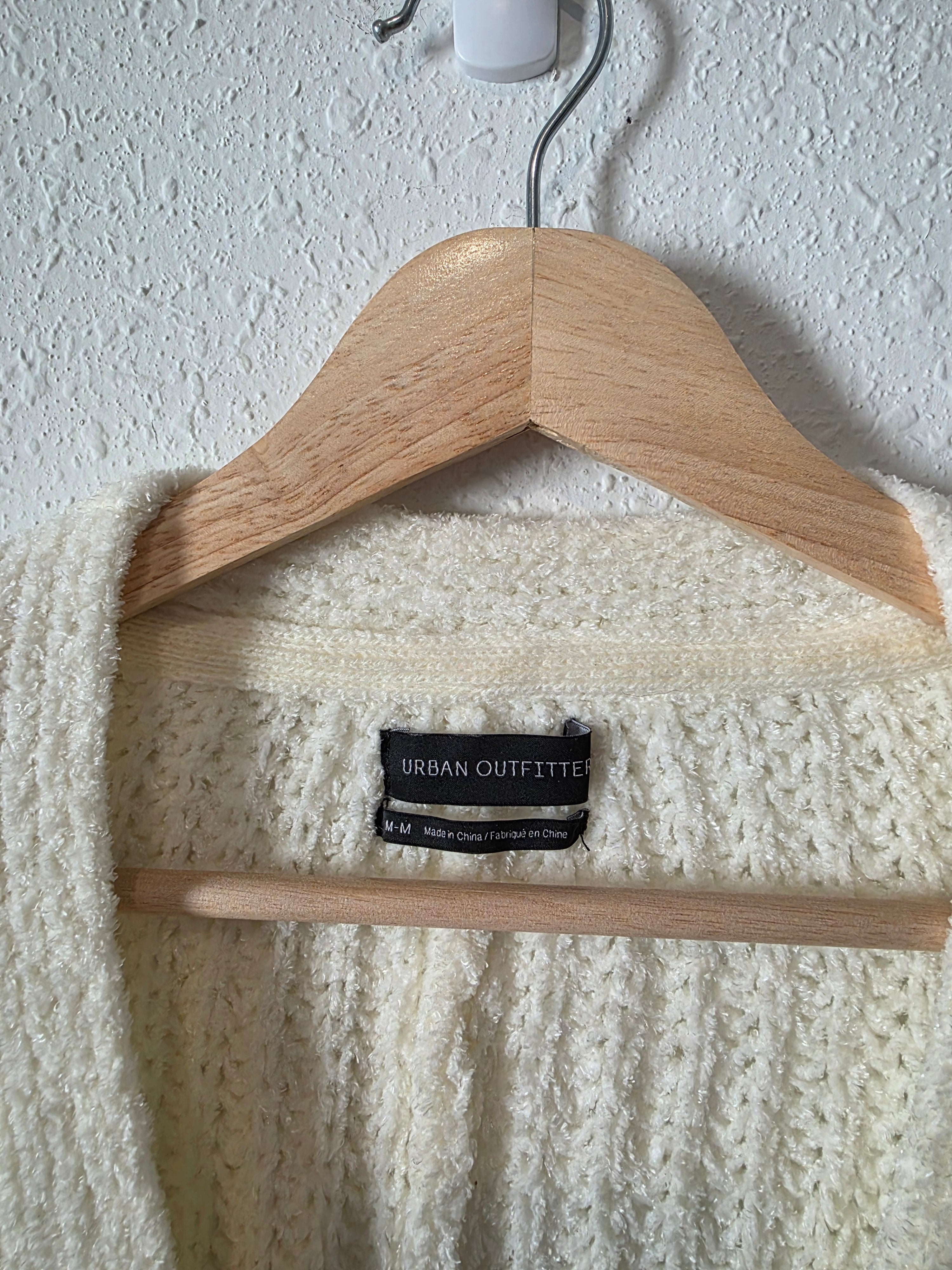 Cozy Chenille Knit Cardigan (M)