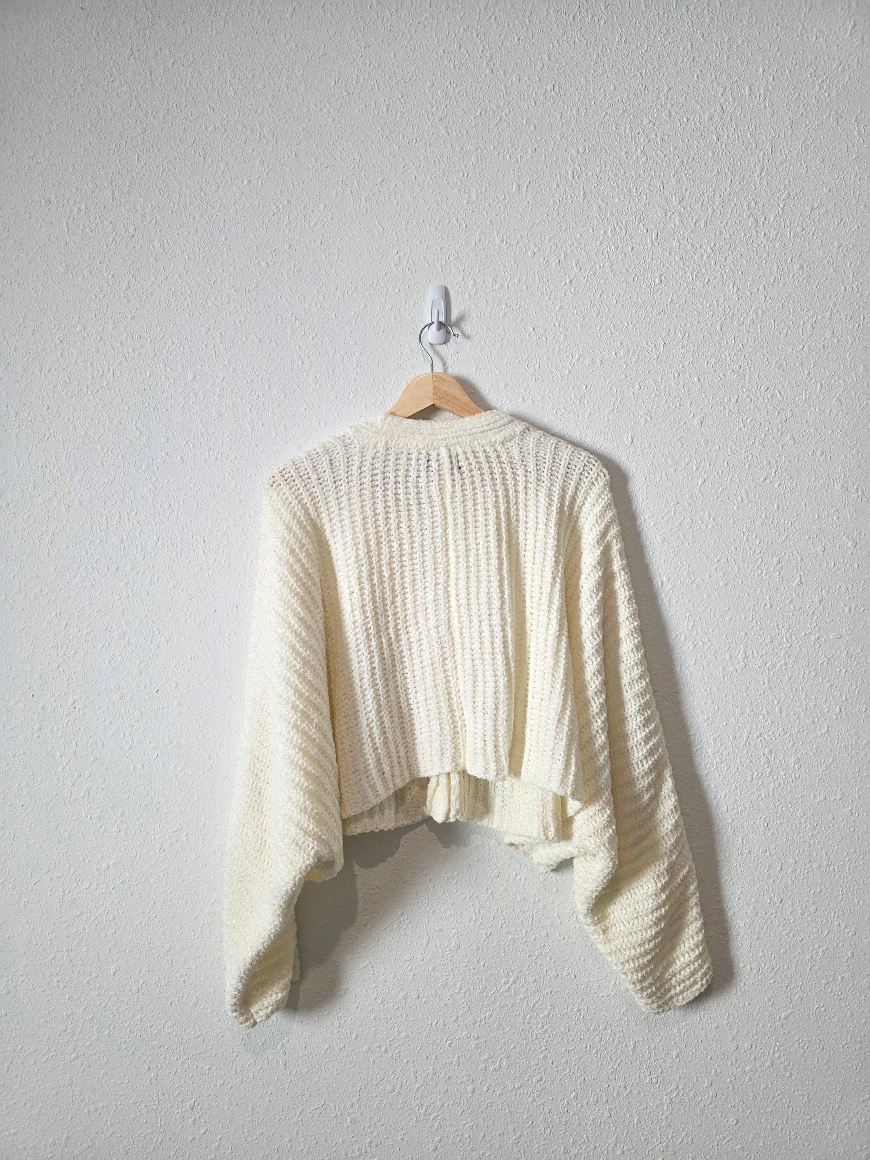 Cozy Chenille Knit Cardigan (M)