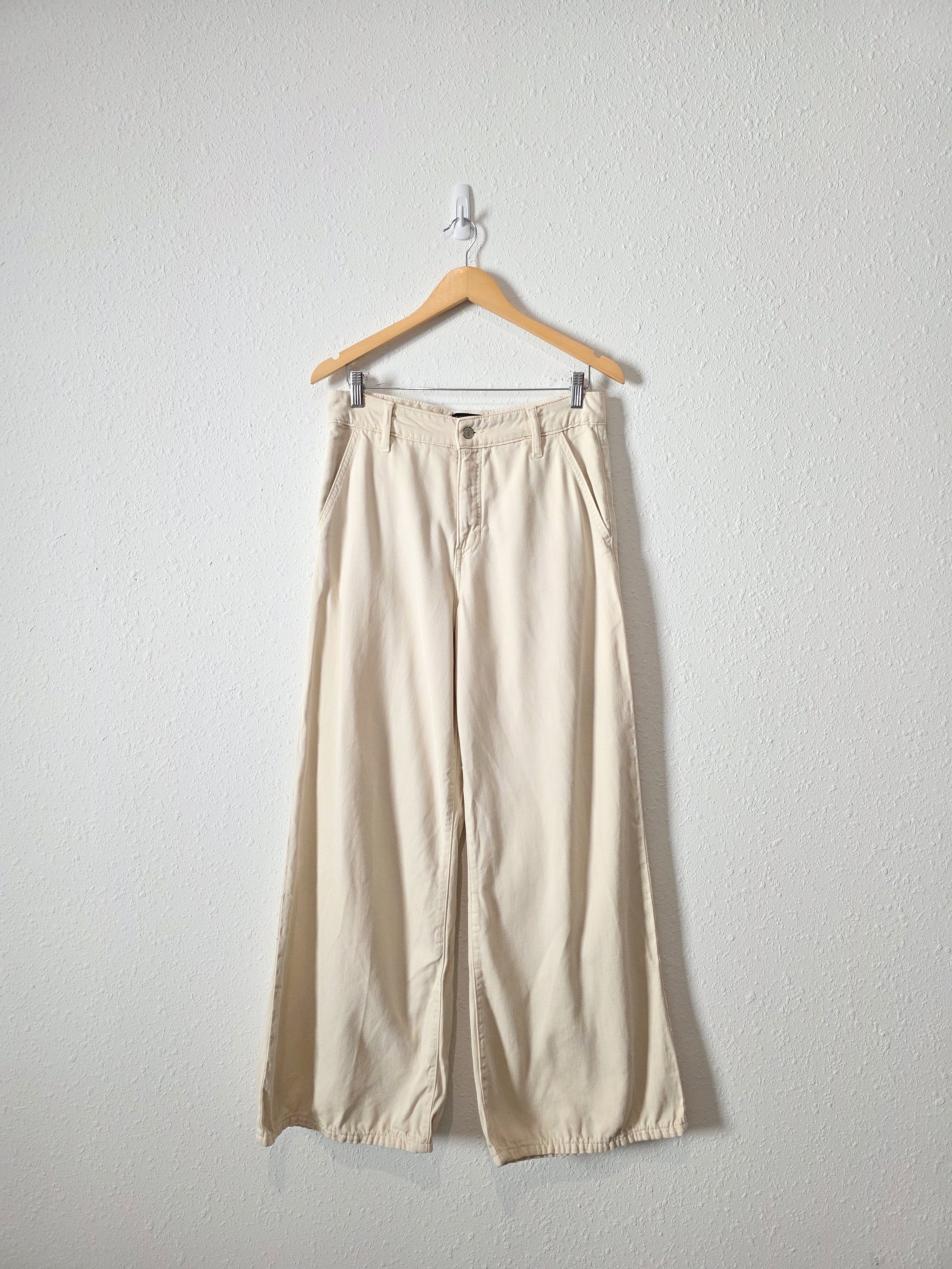 Ecru Wide Leg Jeans (29/8)