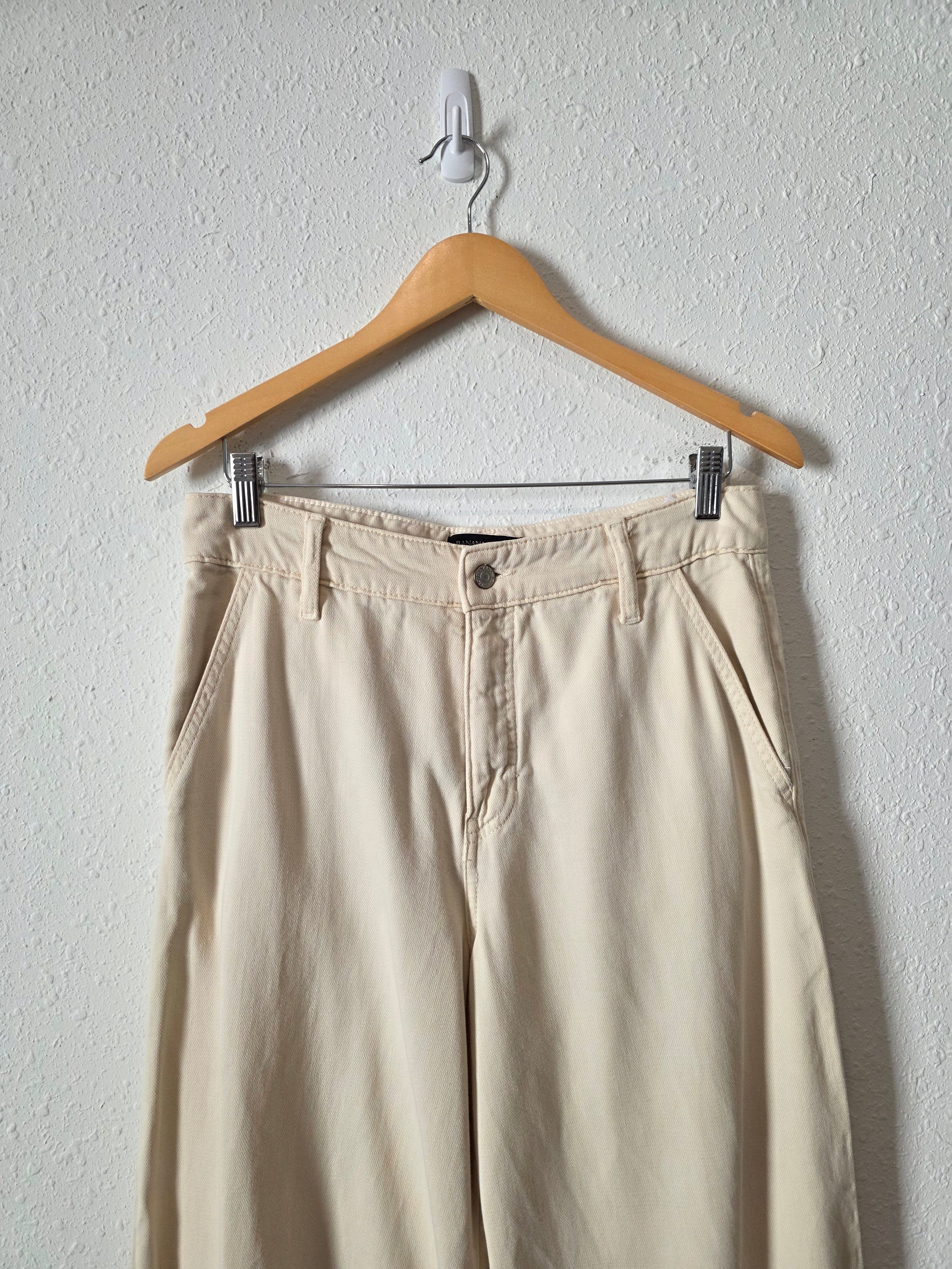 Ecru Wide Leg Jeans (29/8)