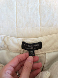 Ecru Wide Leg Jeans (29/8)