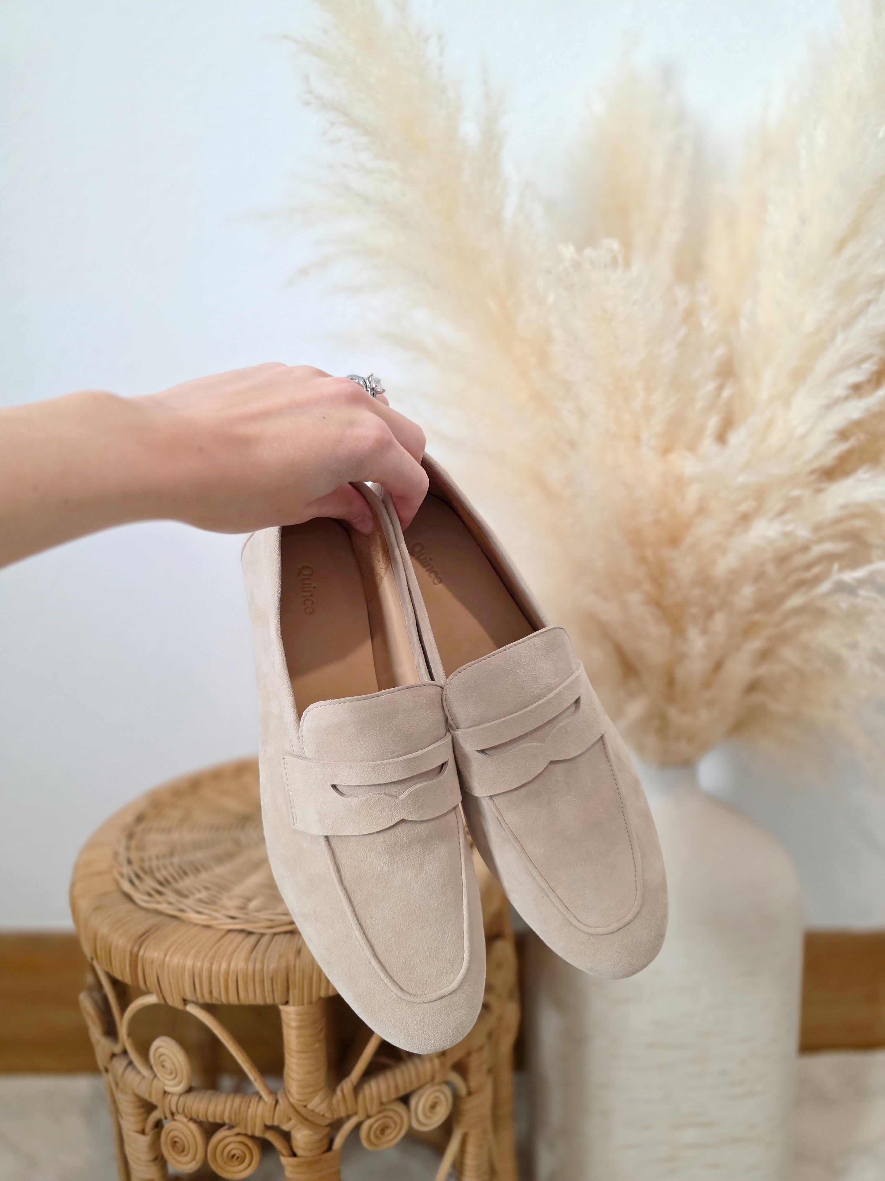 Quince Suede Penny Loafers (8)