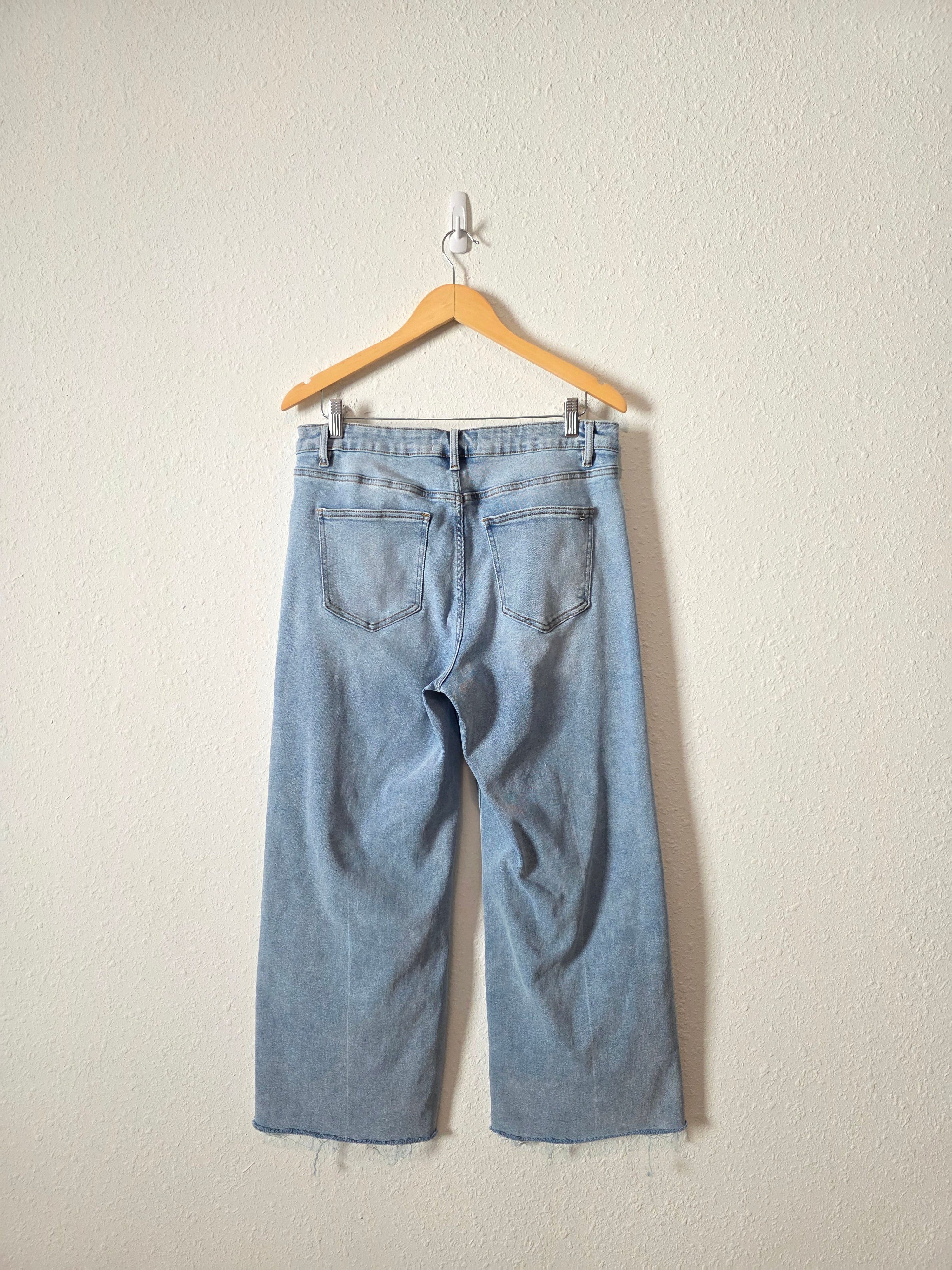 Mica Light Wash Wide Leg Jeans (31)