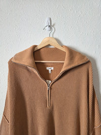 NEW Aerie Ribbed Quarter Zip Sweater (XL)
