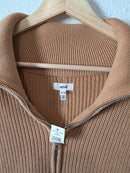 NEW Aerie Ribbed Quarter Zip Sweater (XL)