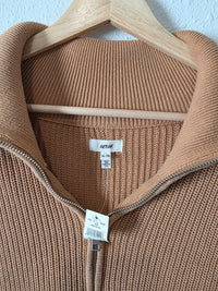NEW Aerie Ribbed Quarter Zip Sweater (XL)