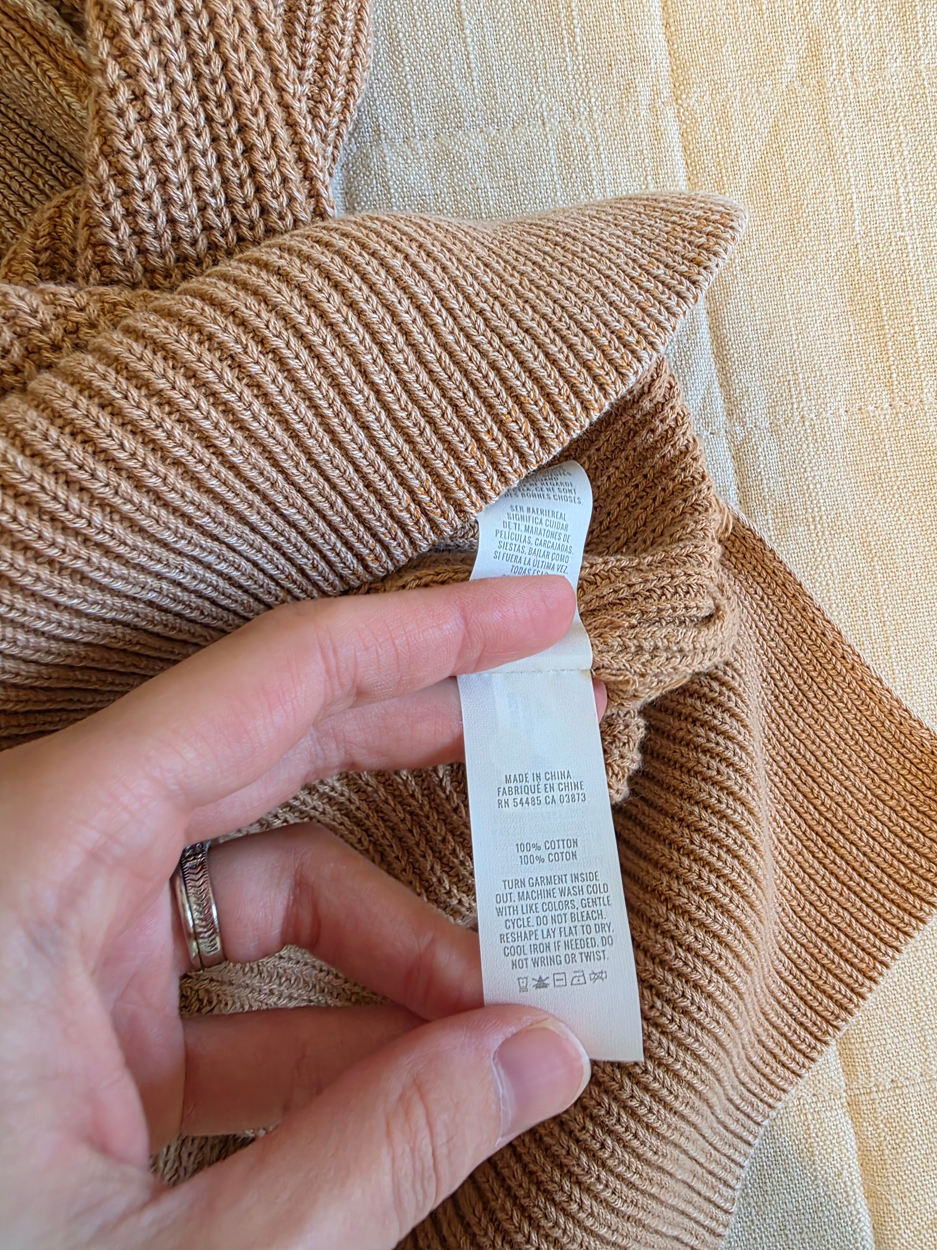 NEW Aerie Ribbed Quarter Zip Sweater (XL)