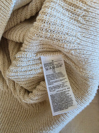 Neutral Linen Blend Cardigan (M)