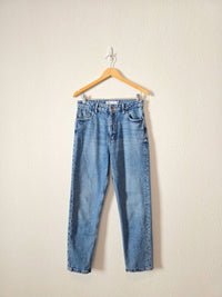 Zara High Rise Straight Jeans (8)