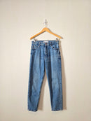 Zara High Rise Straight Jeans (8)