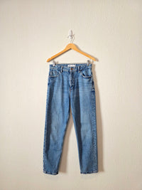 Zara High Rise Straight Jeans (8)