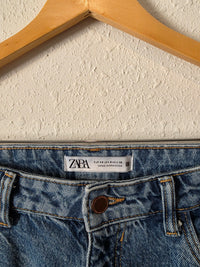 Zara High Rise Straight Jeans (8)