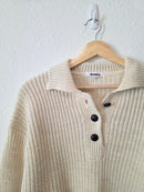 BB Dakota Chunky Henley Sweater (XS)